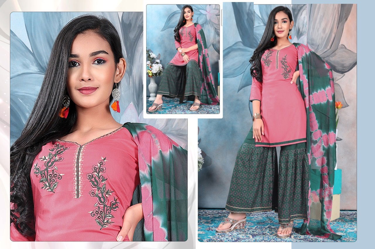 Jiyanshi 8052 Girls Wear Readymade Suits Catalog
